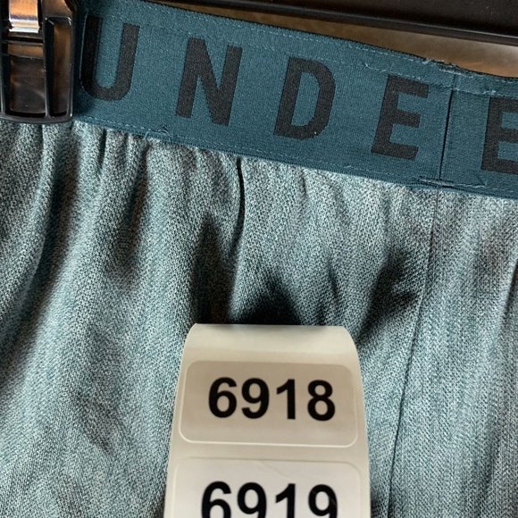 Under Armour Training Shorts Women's XS Dark Cyan Polyester Elastic Waist 6918 - Picture 6 of 6